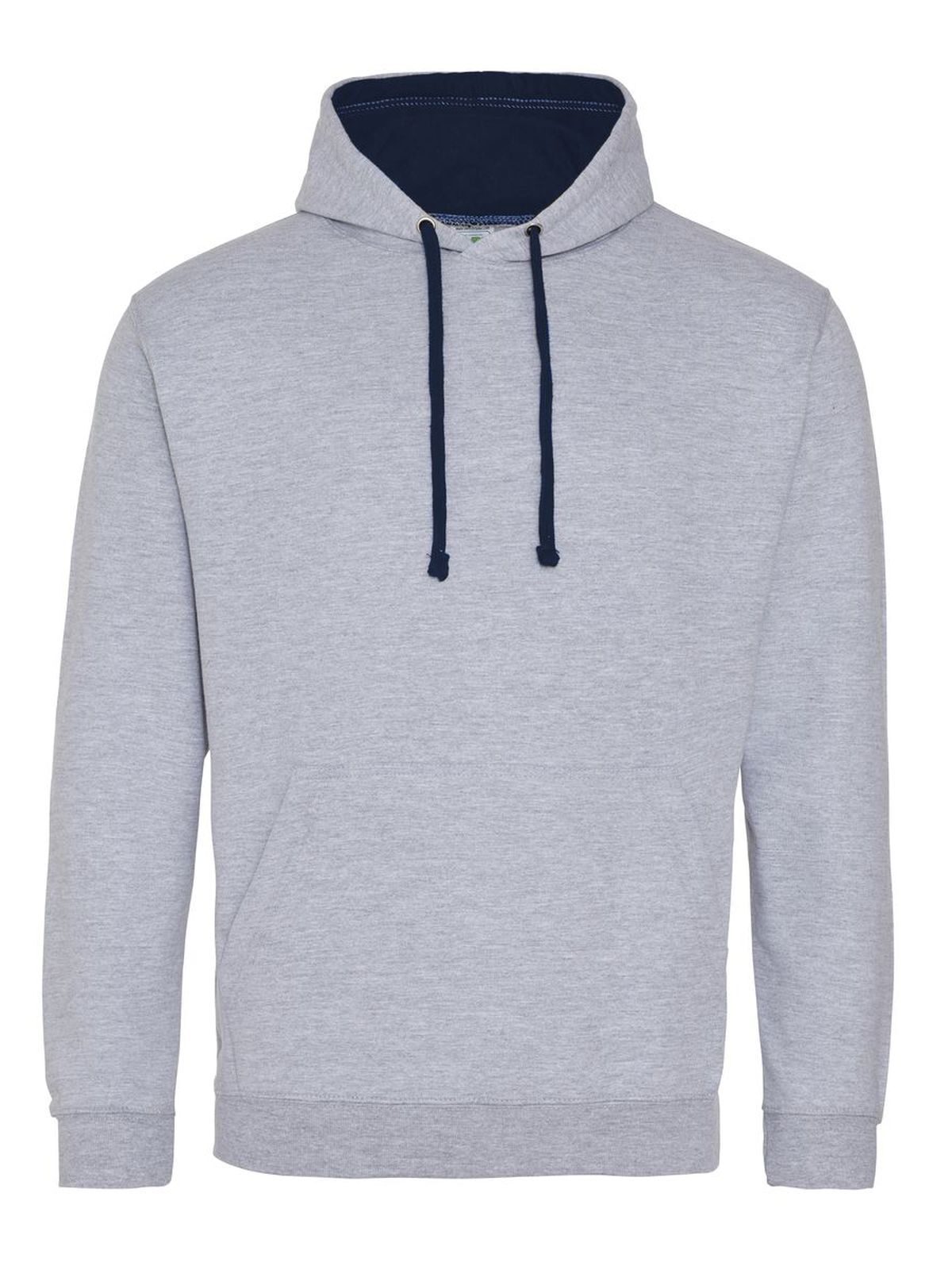 Varsity Hoodie - HGRFNA - Heather Grey/French Navy