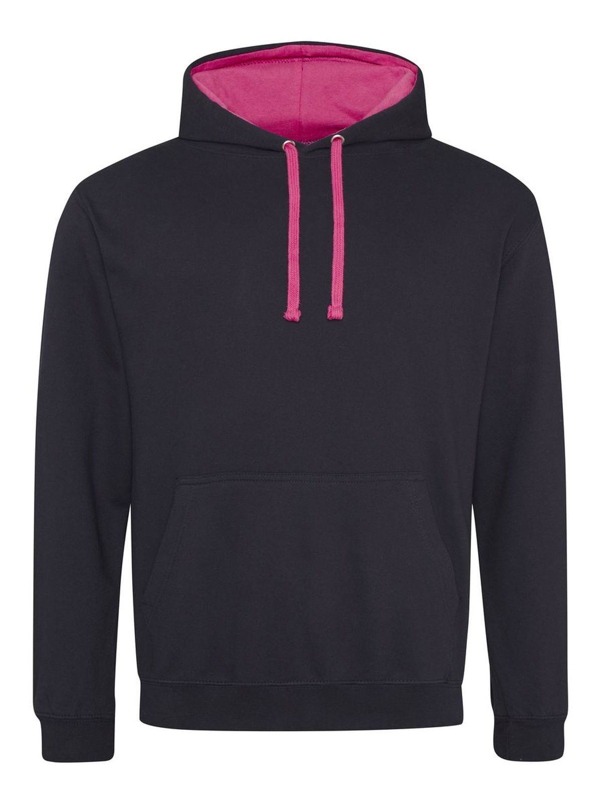 Varsity Hoodie - JBLHPK - Jet Black/Hot Pink