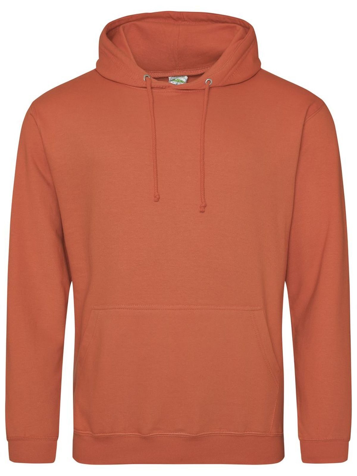 Sweat à capuche universitaire - BTO - Orange brûlée