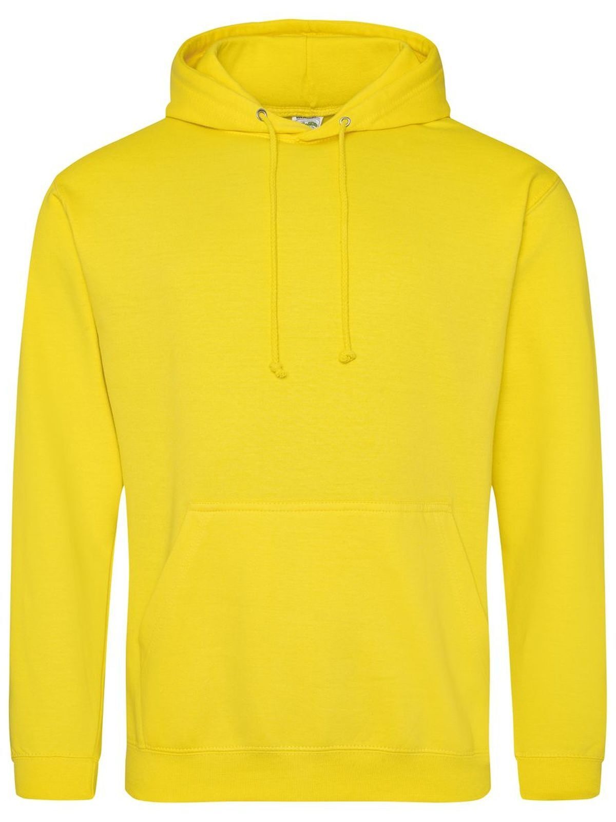 Sweat à capuche universitaire - SUY - Jaune soleil