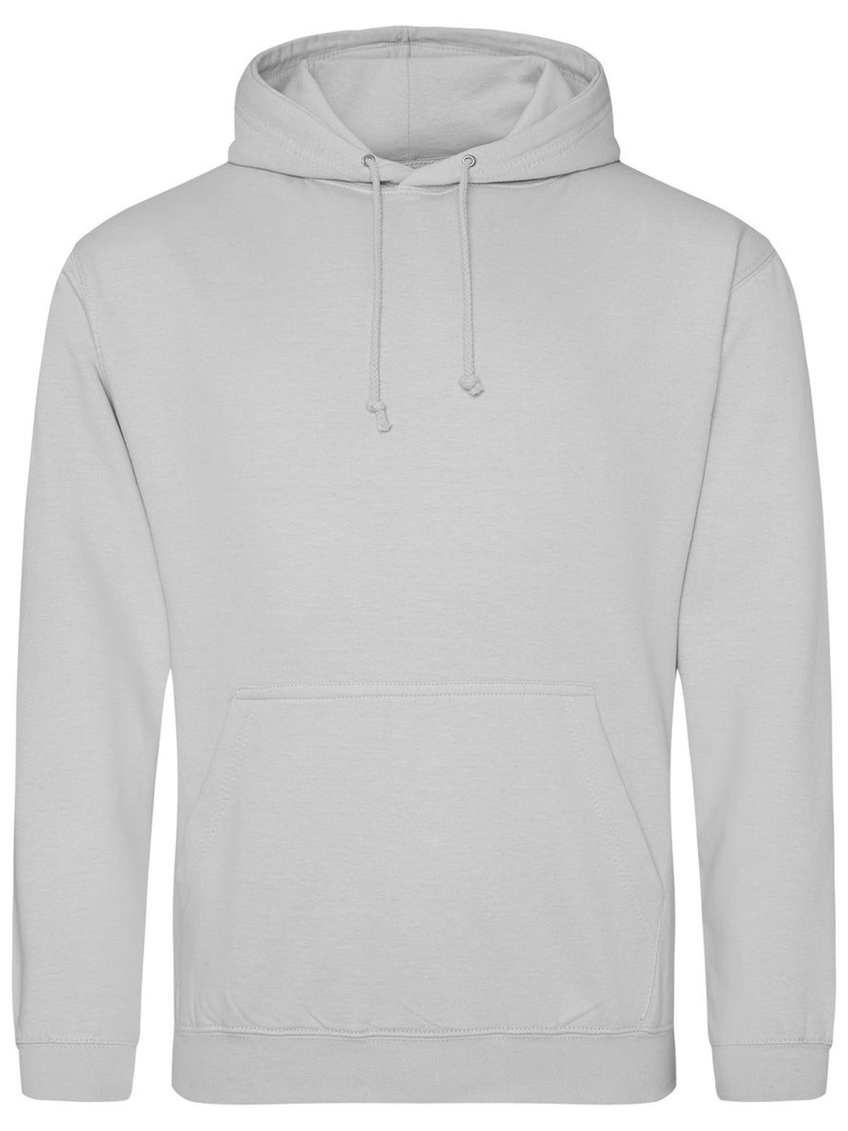 Sweat à capuche universitaire - MON - Gris poussière de lune