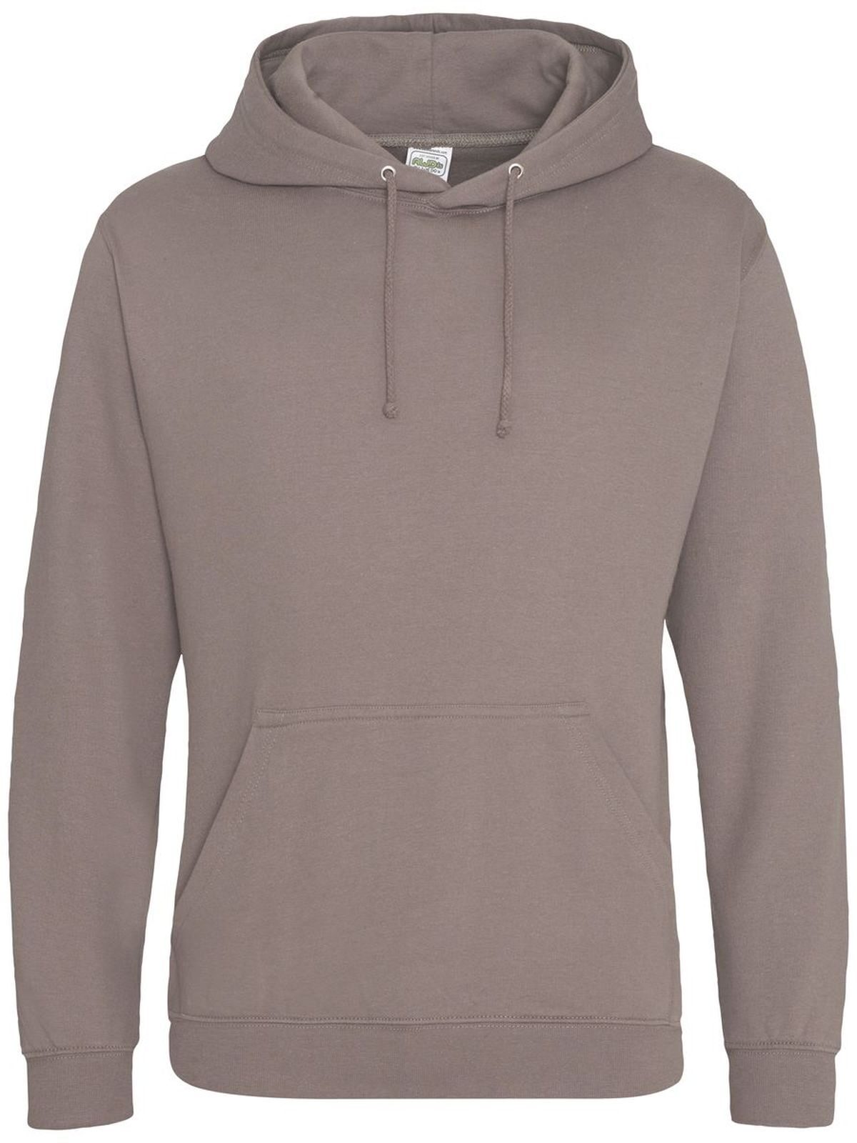 Sweat à capuche universitaire - MOC - Brun moka