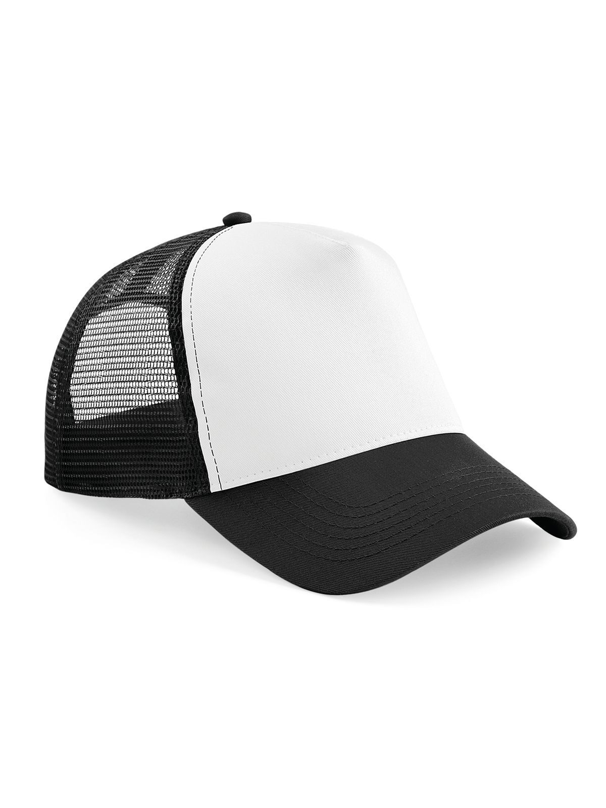 Snapback Trucker - BLKW - Black/white