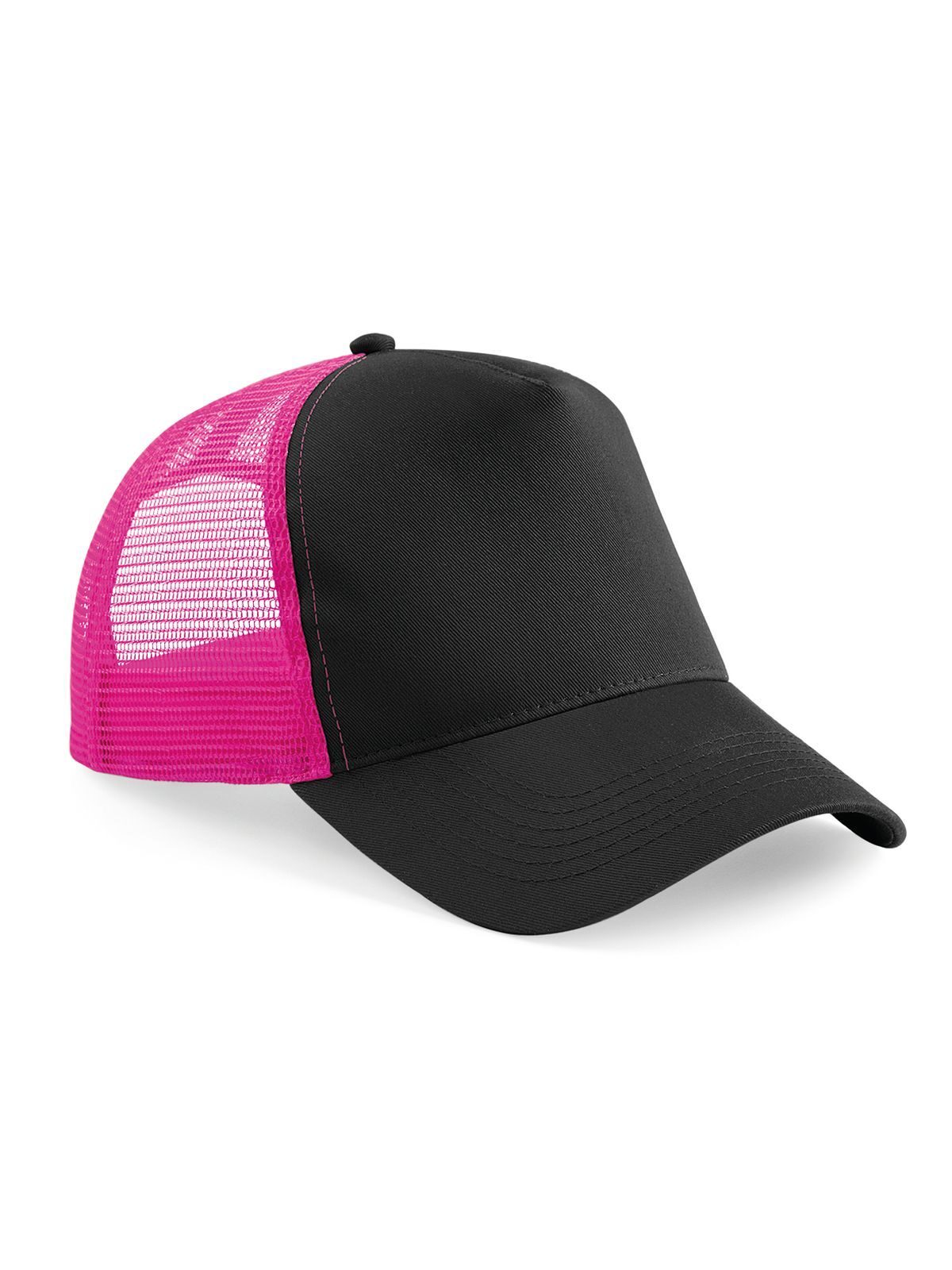 Snapback Trucker - BLKF - Black/fuchsia