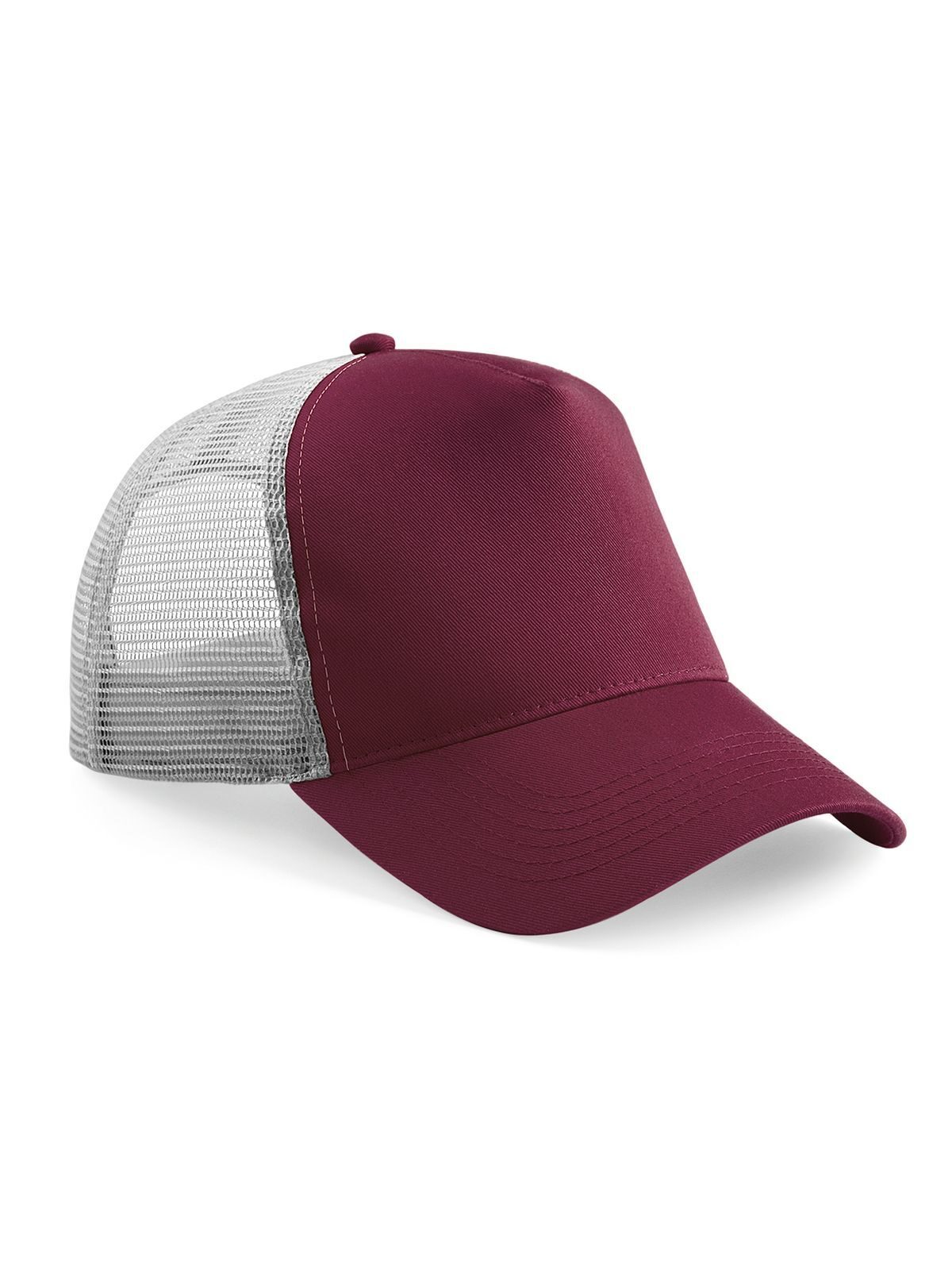 Snapback Trucker - BURLG - Burgundy/light grey