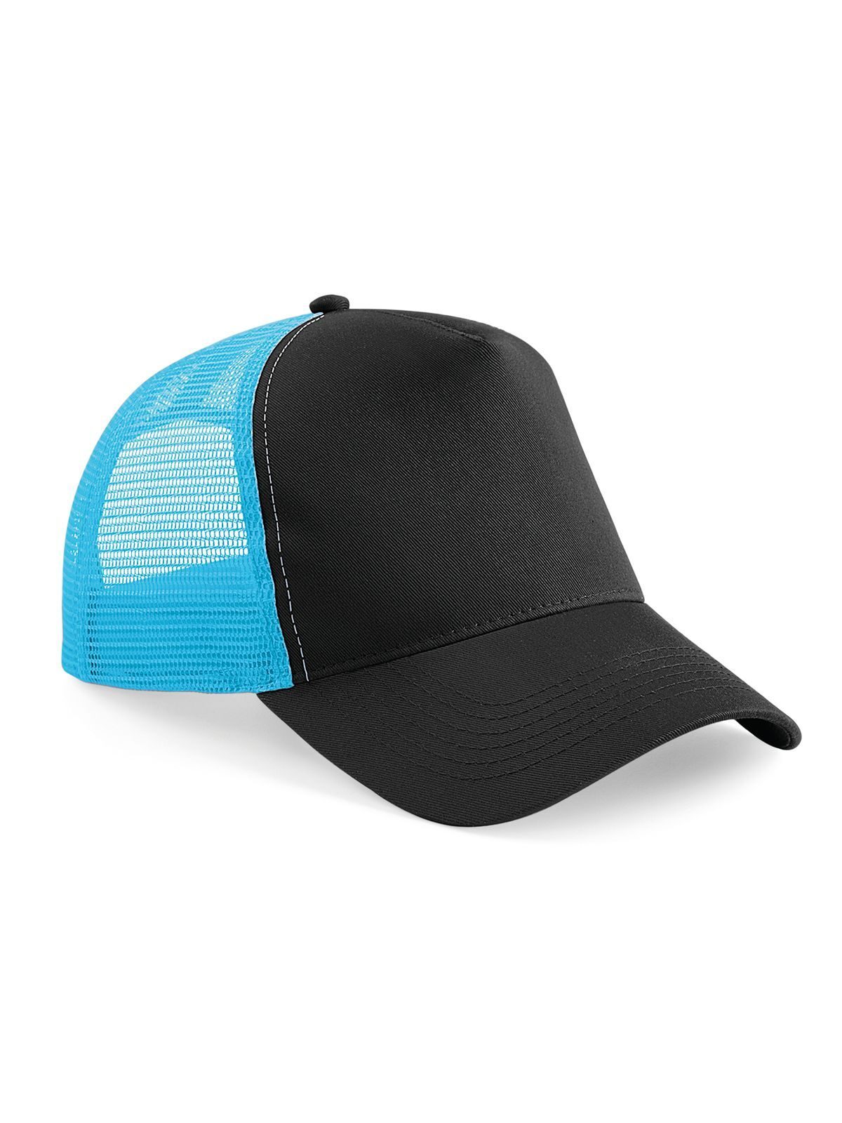 Snapback Trucker - BLKSB - Black/surf blue