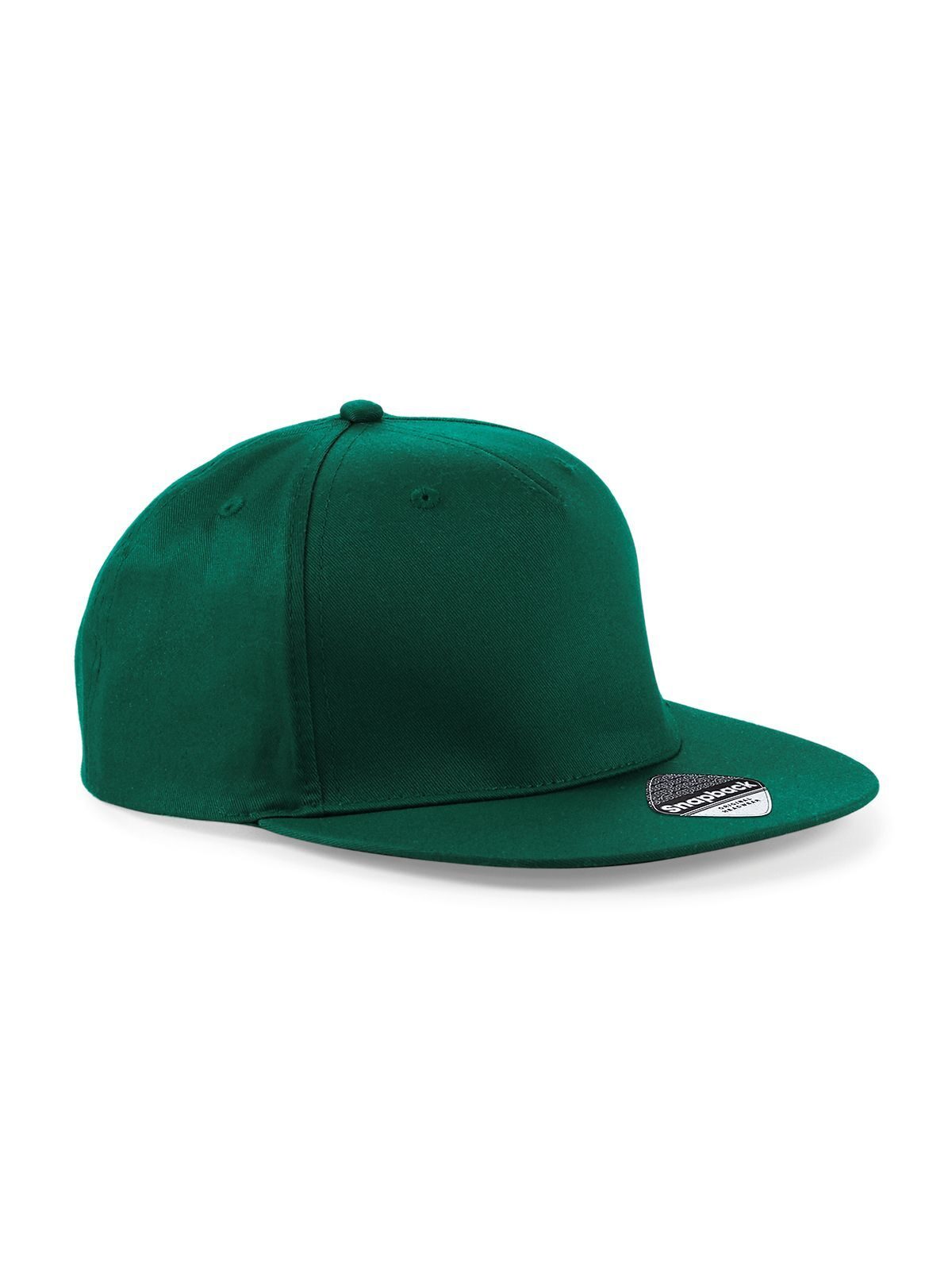 5-Panel-Snapback-Rapper-Cap - BOT - Flaschengrün