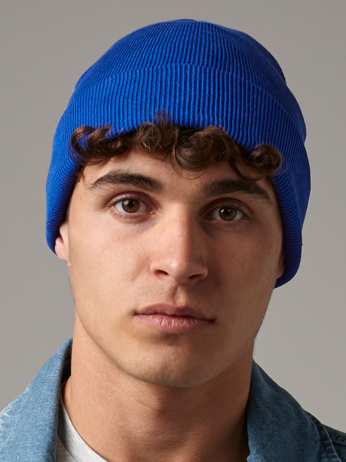 Original Beanie aus Bio-Baumwolle mit Umschlag
