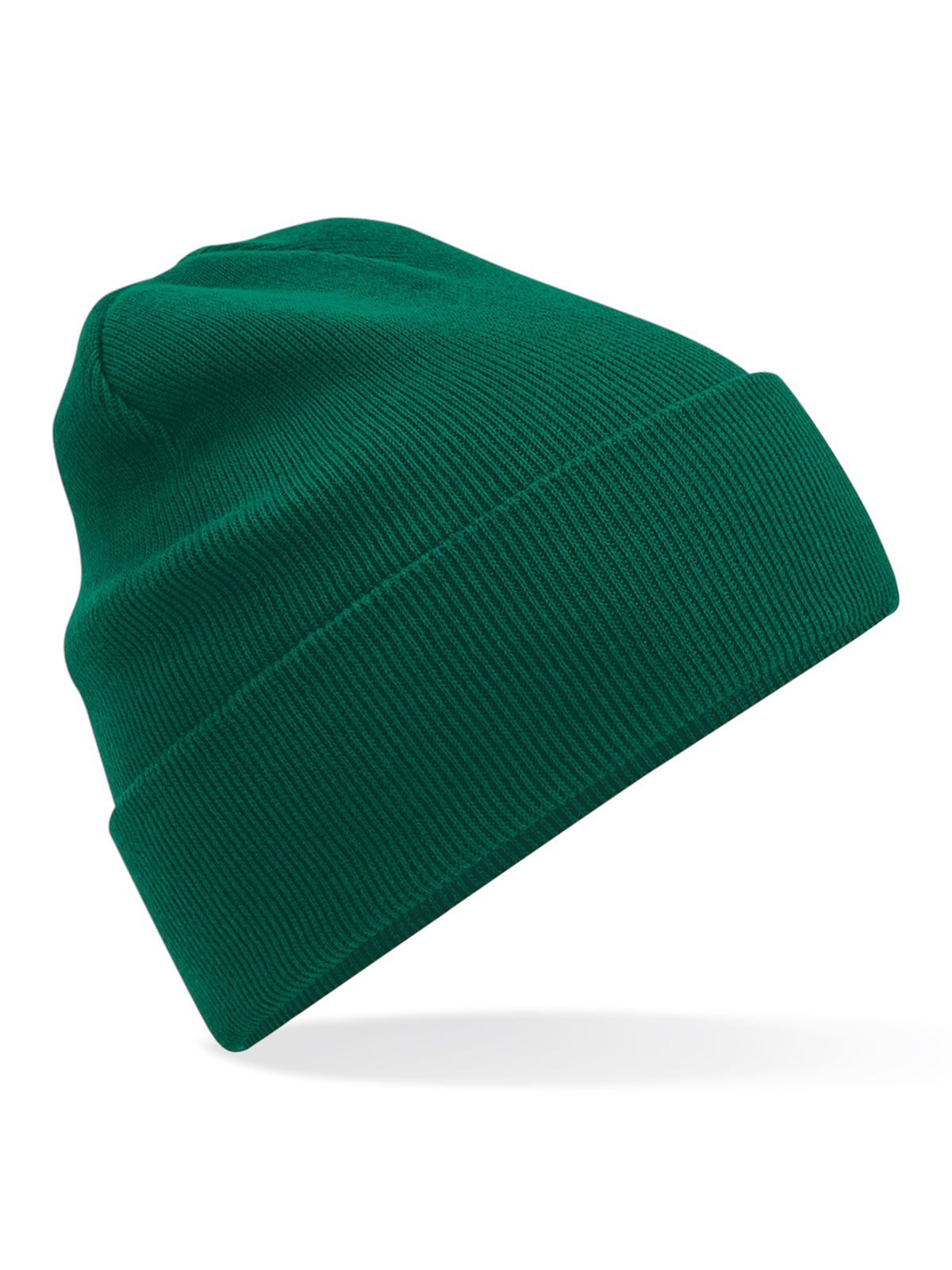Organic Cotton Original Cuffed Beanie - BOT - Bottle Green