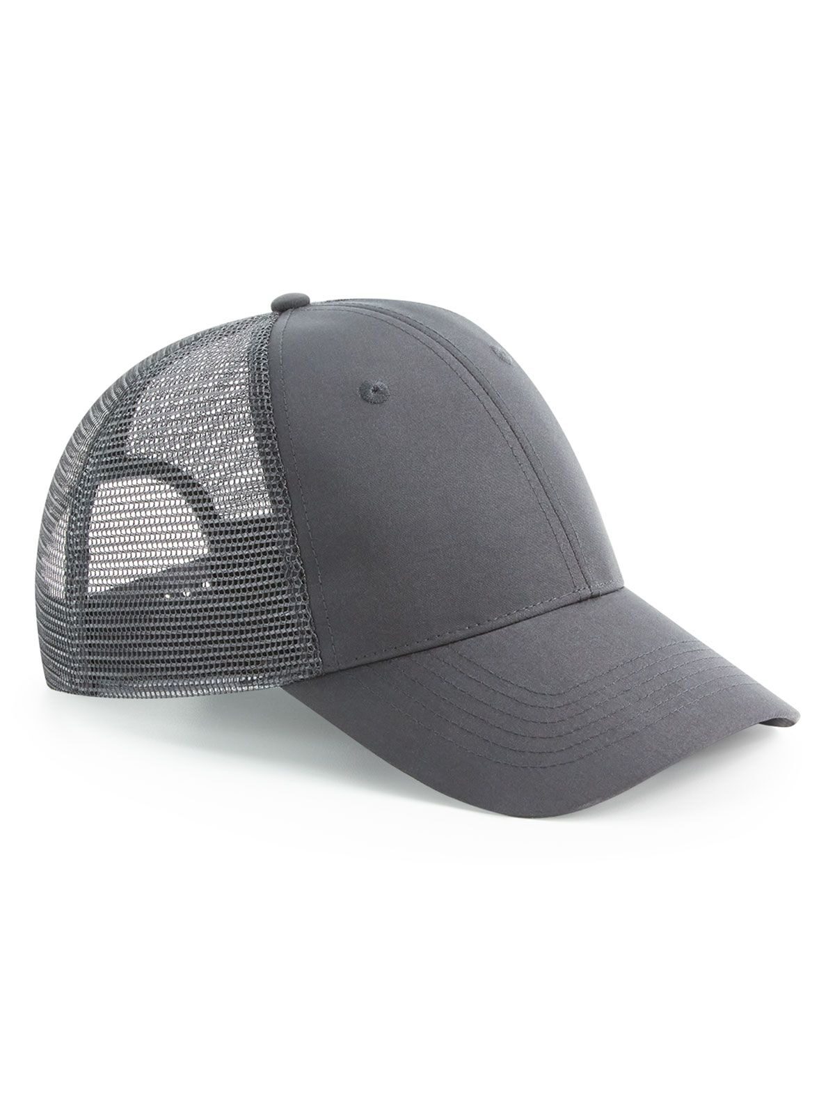 Recycled Urbanwear 6 Panel Snapback Trucker - GPH - Graphite grey