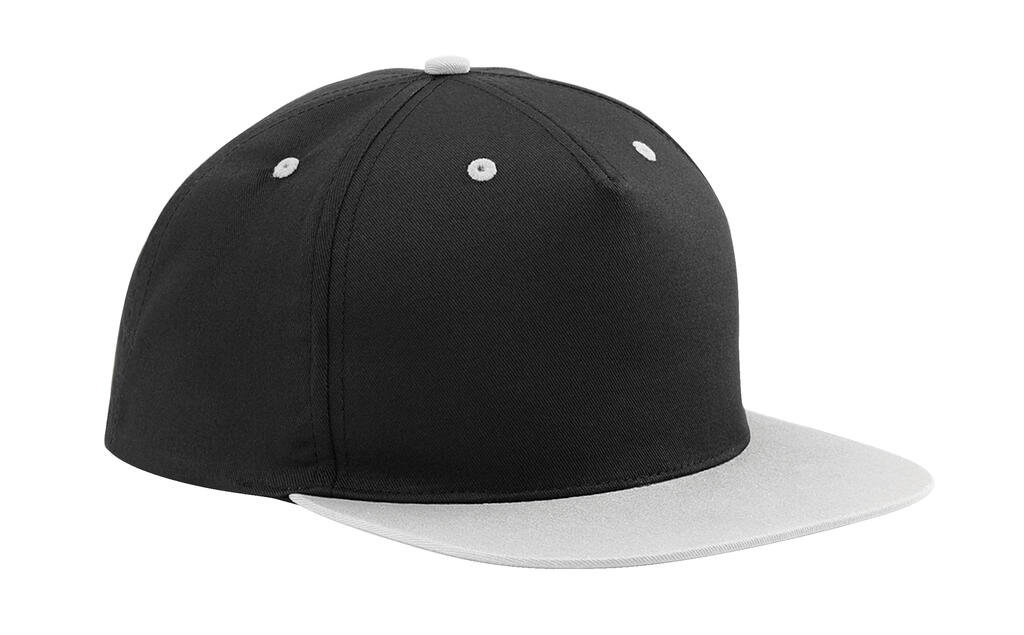 Casquette à 5 panneaux contrastés - BLKG - Noir/gris graphite