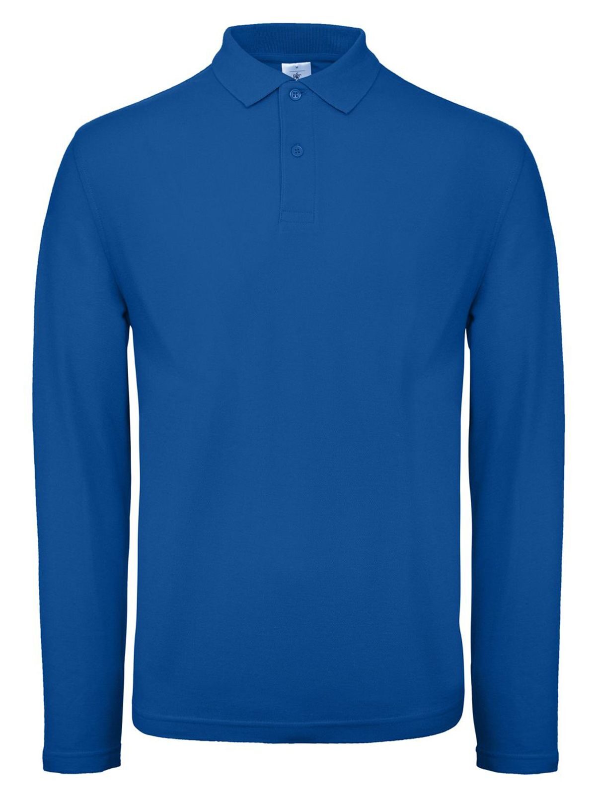 Men´s Long Sleeve Polo ID.001 - RB450 - Royal Blue