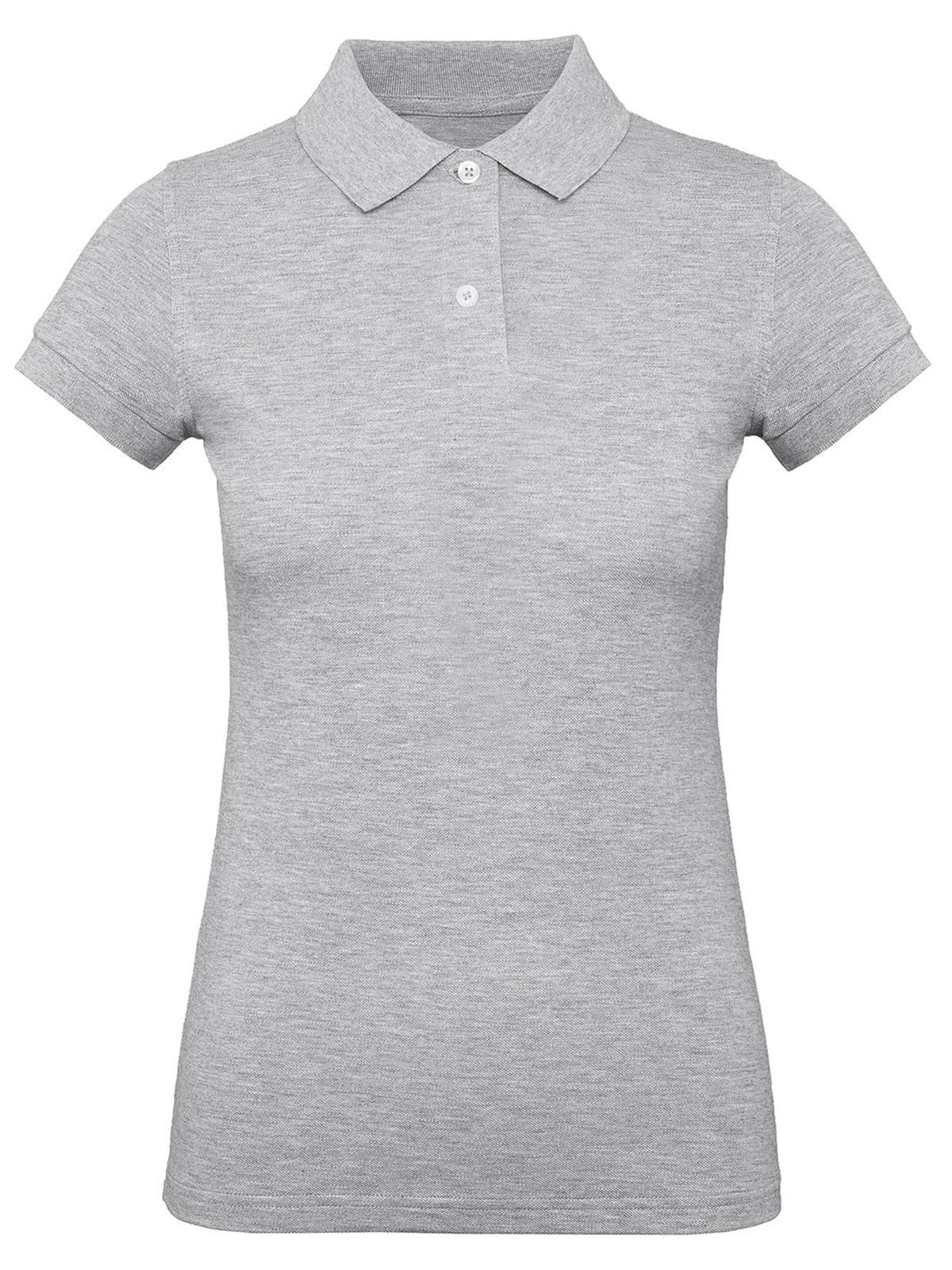 Polo Organic Inspire /fr/femme - 610 - Gris chiné