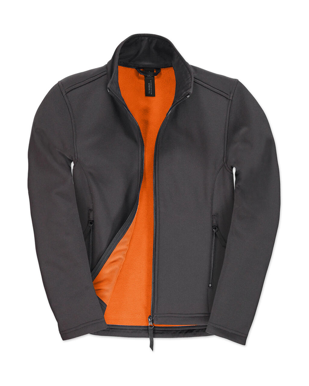 Veste softshell femme ID701/fr/femme - 170 - Gris foncé/Orange fluo
