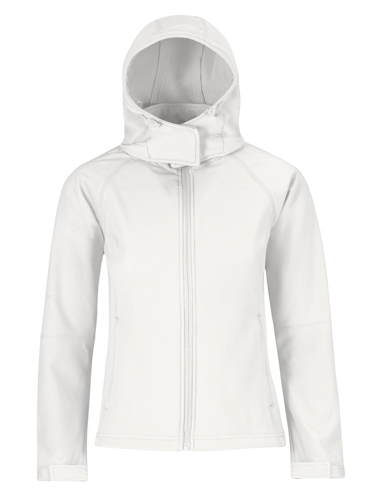 Softshelljacke mit Kapuze für Damen - WH001 - Weiß