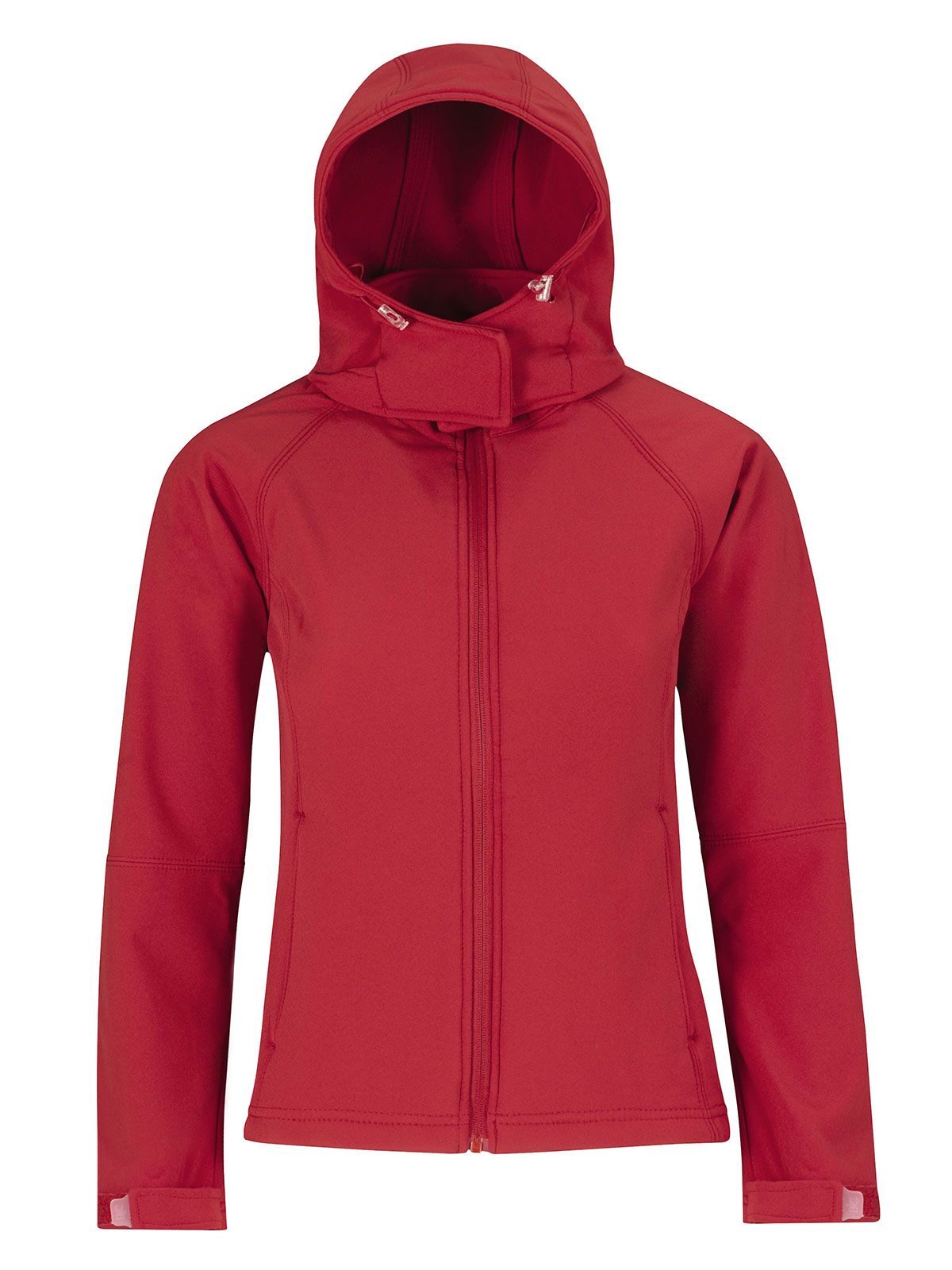 Softshelljacke mit Kapuze für Damen - RE004 - Rot