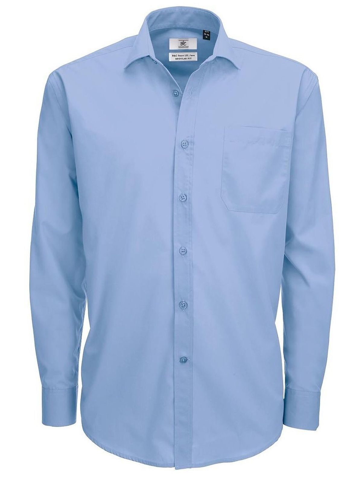 Chemise en popeline Smart LSL/fr/homme - 310 - Fuchsia