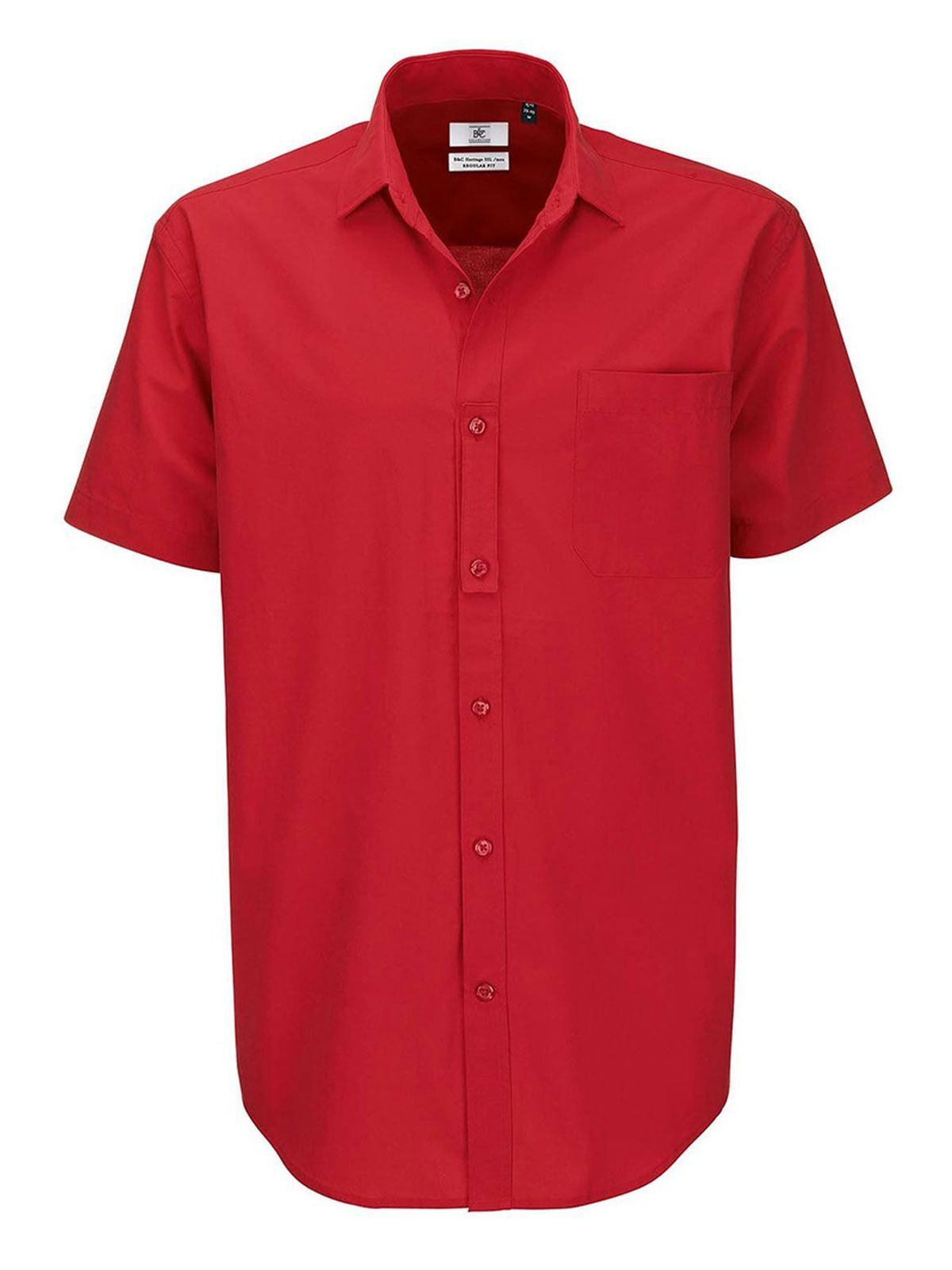 Chemise en popeline Heritage SSL/fr/homme - DR371 - Rouge foncé