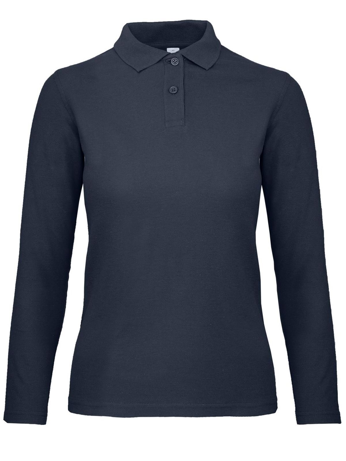 Women´s Long Sleeve Polo ID.001 - NA003 - Navy