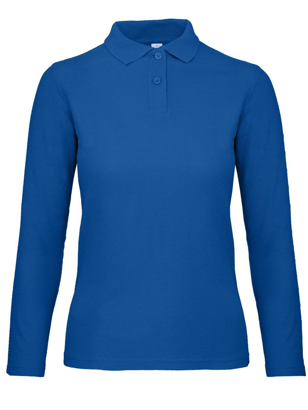 Women´s Long Sleeve Polo ID.001 - RB450 - Royal Blue