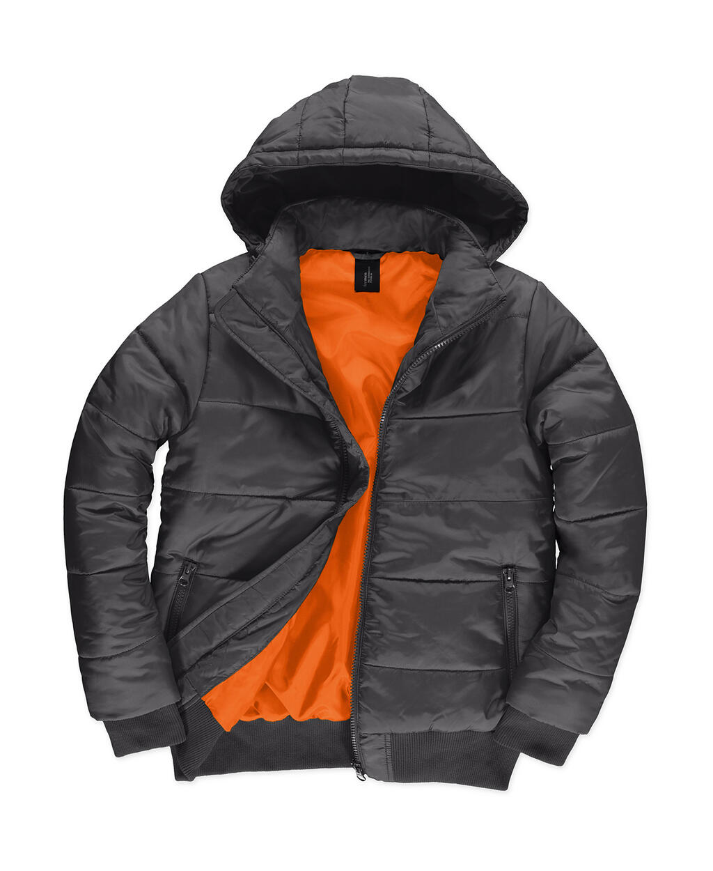 Veste pour homme Superhood - 170 - Gris foncé/Orange fluo