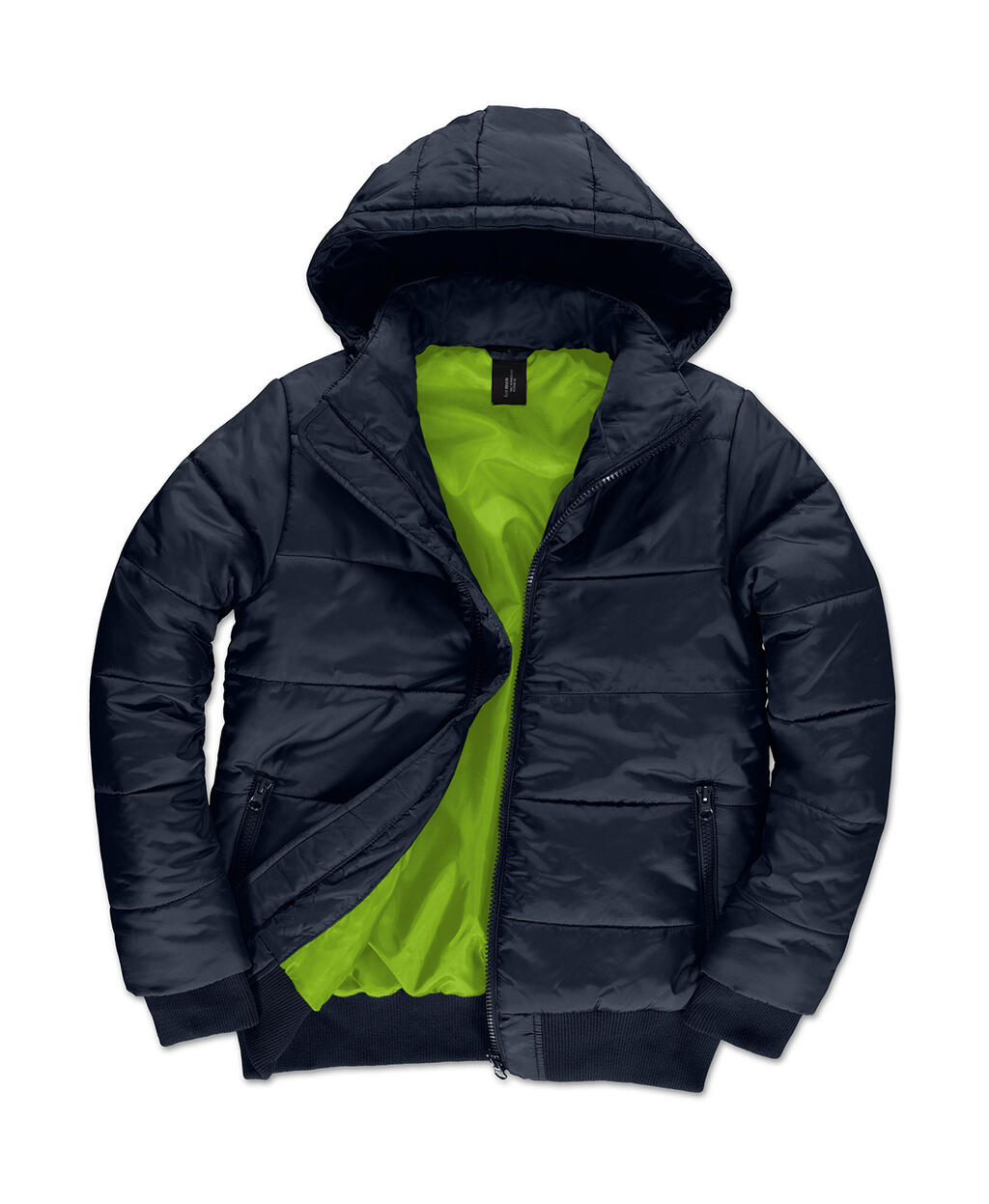 Veste pour homme Superhood - 270 - Bleu marine/vert fluo