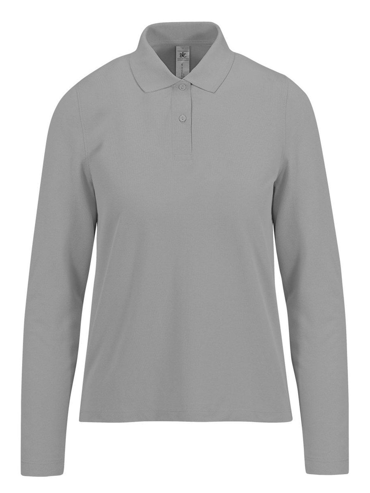 Mon polo 210 manches longues / Femme - SG620 - Gris Sport