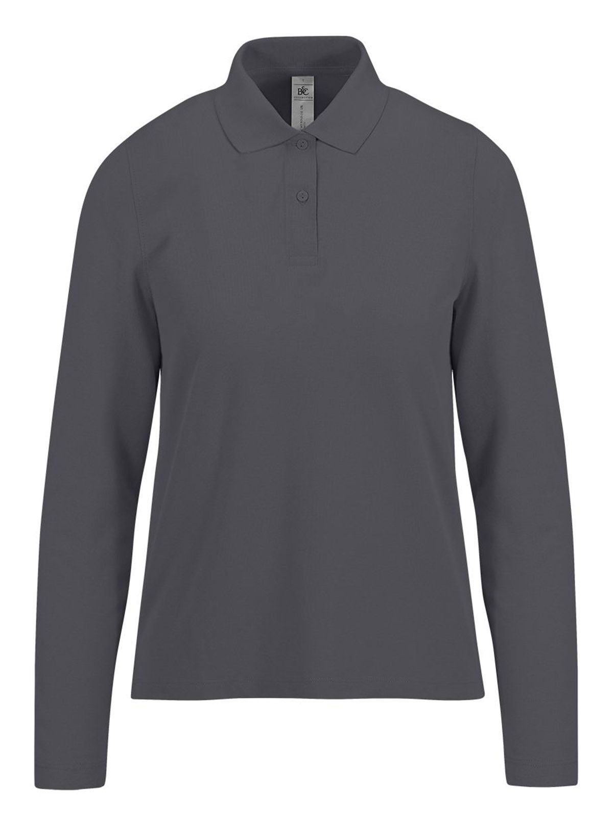 Mon polo 210 manches longues / Femme - DG670 - Gris foncé