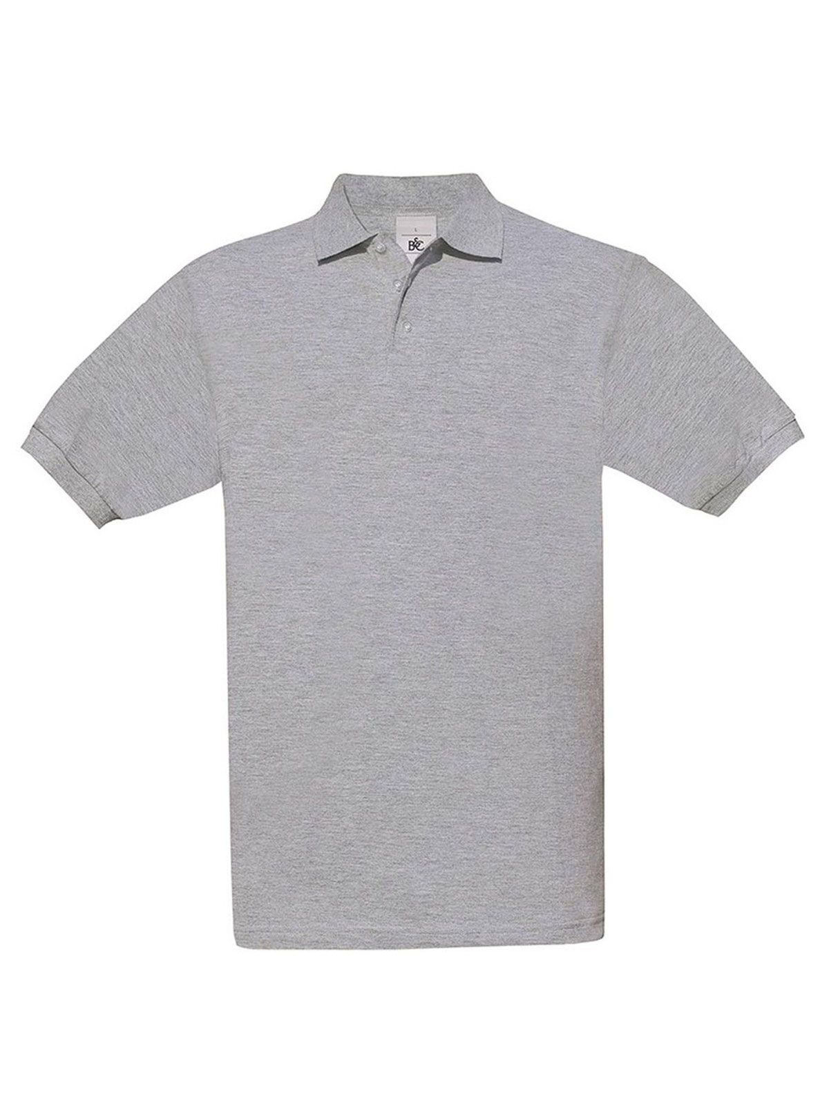 Unisex Polo Safran - 610 - Heidegrau