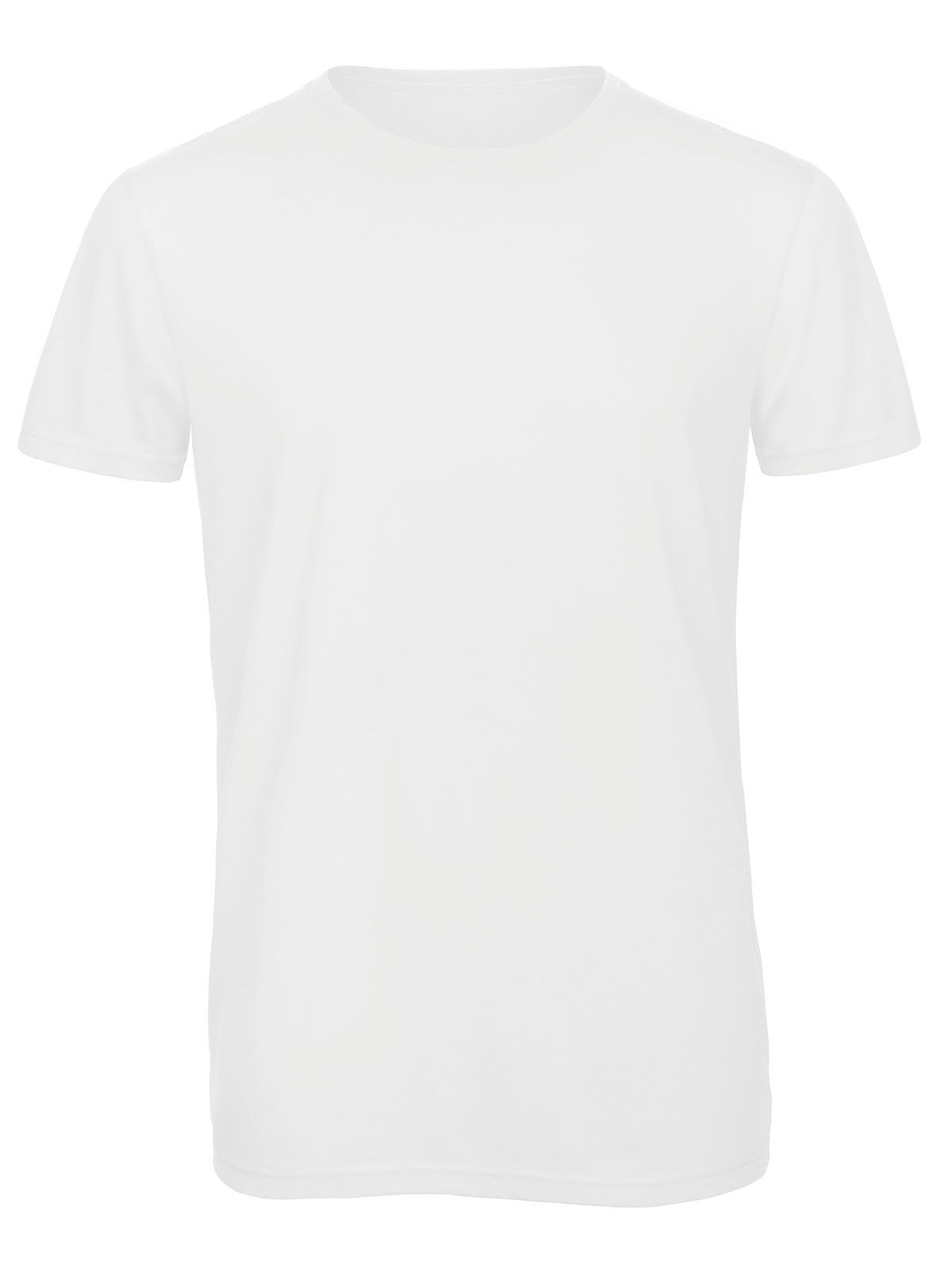 T-shirt homme en mélange de trois matières - WH001 - Blanc