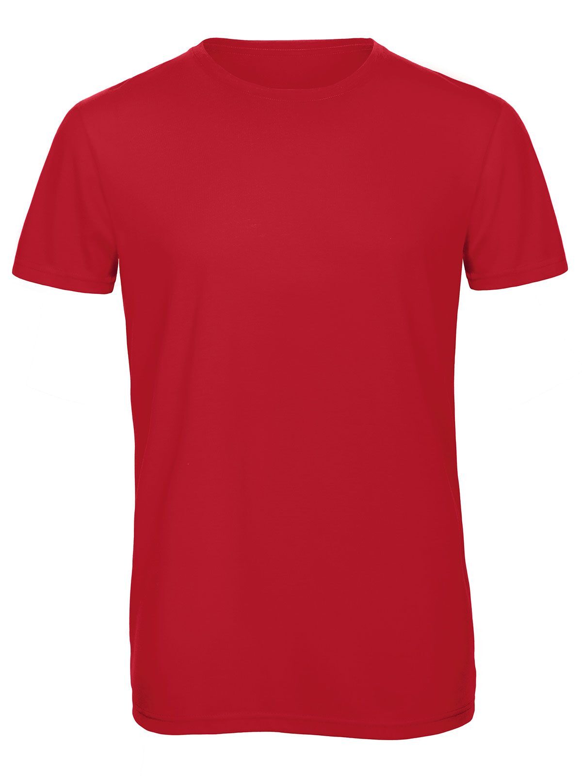 T-shirt homme en mélange de trois matières - RE004 - Rouge