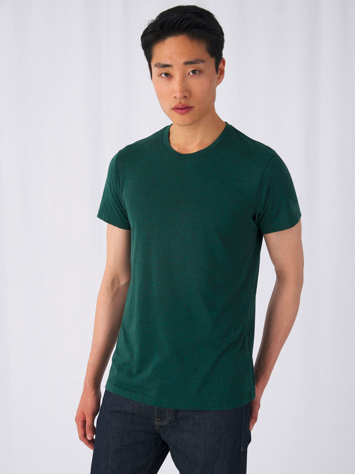 T-shirt homme en mélange de trois matières