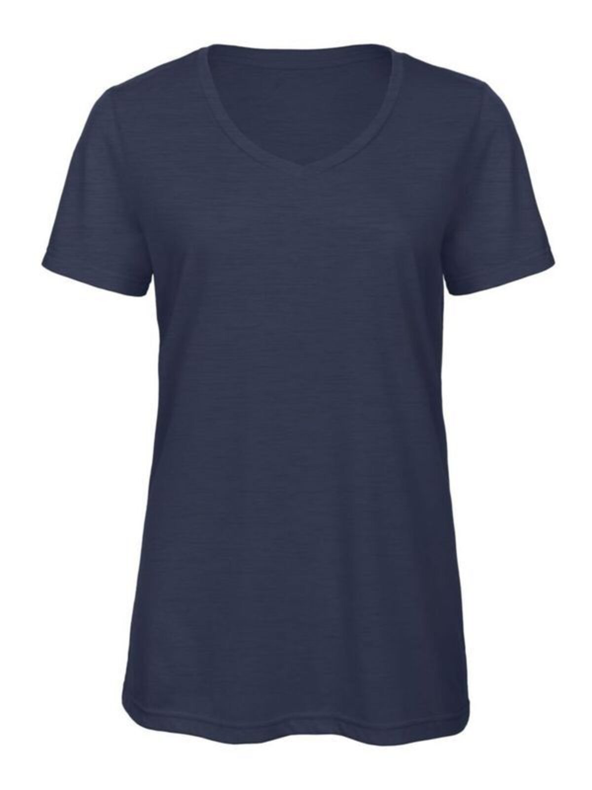 Women´s V-Neck Triblend T-Shirt - HN611 - Heather Navy