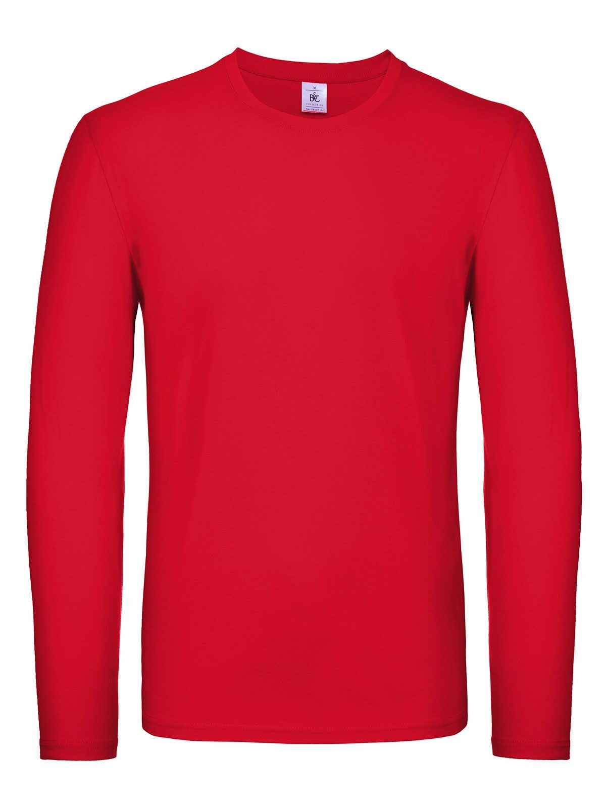 T-shirt homme manches longues #E150 - RE004 - Rouge