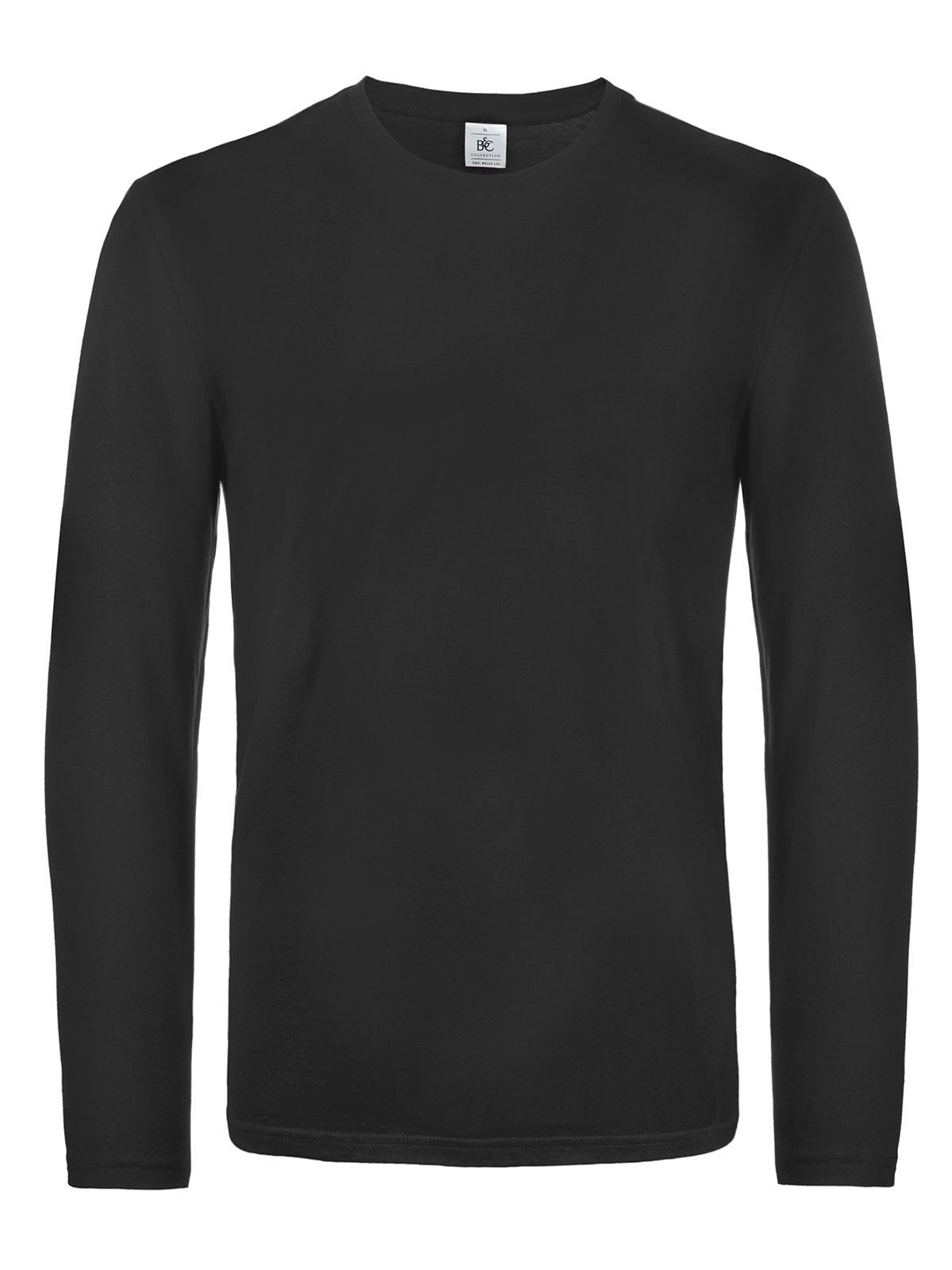 T-shirt homme #E190 manches longues - BL002 - Noir