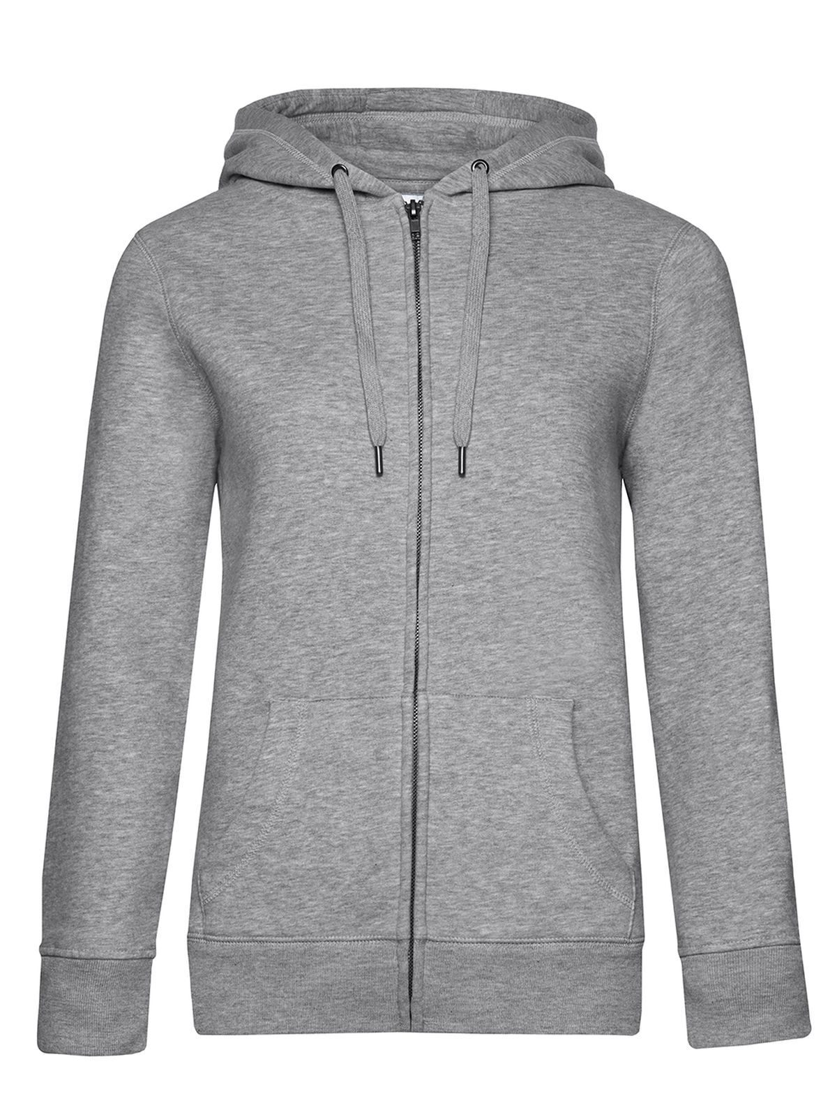 QUEEN Kapuzenjacke mit Reißverschluss_° - 610 - Heidegrau