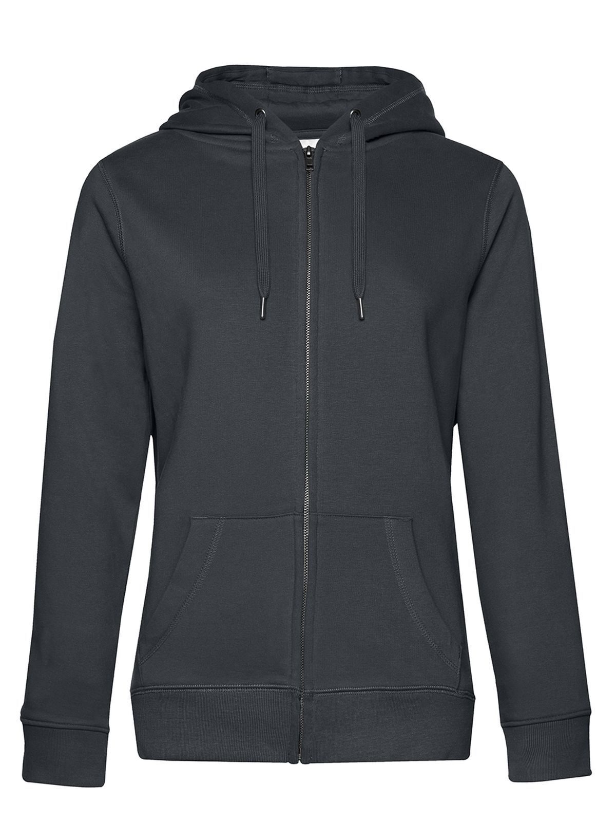 QUEEN Kapuzenjacke mit Reißverschluss_° - AS669 - Asphalt