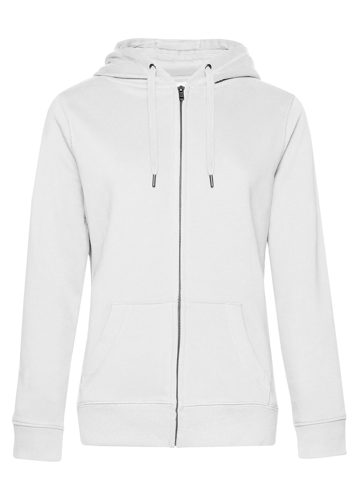 QUEEN Kapuzenjacke mit Reißverschluss_° - WH001 - Weiß