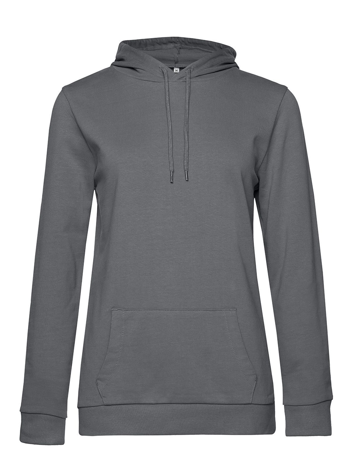 Sweat à capuche/fr/femme - EG665 - Gris éléphant