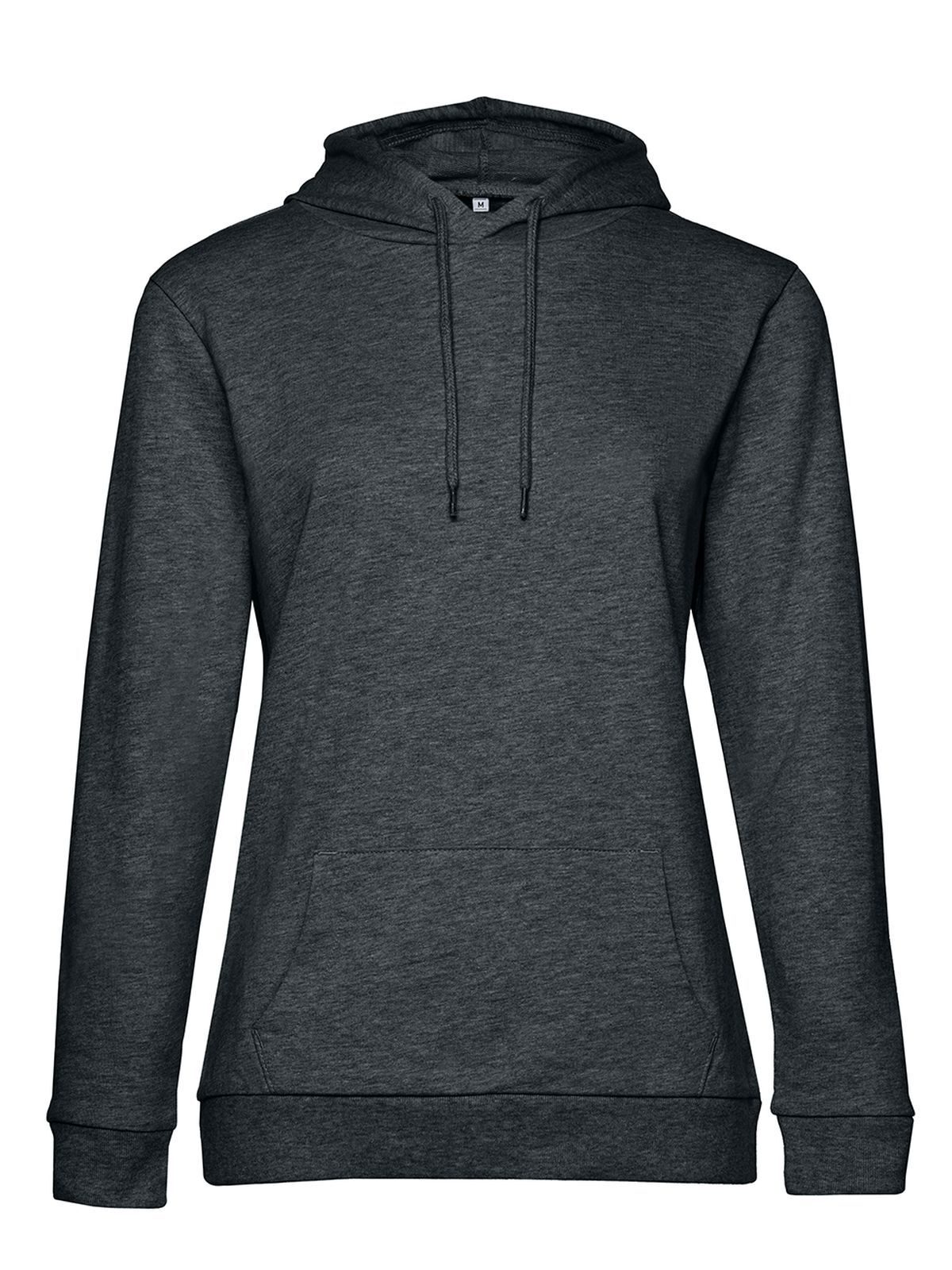 Sweat à capuche/fr/femme - HA625 - Asphalte bruyère