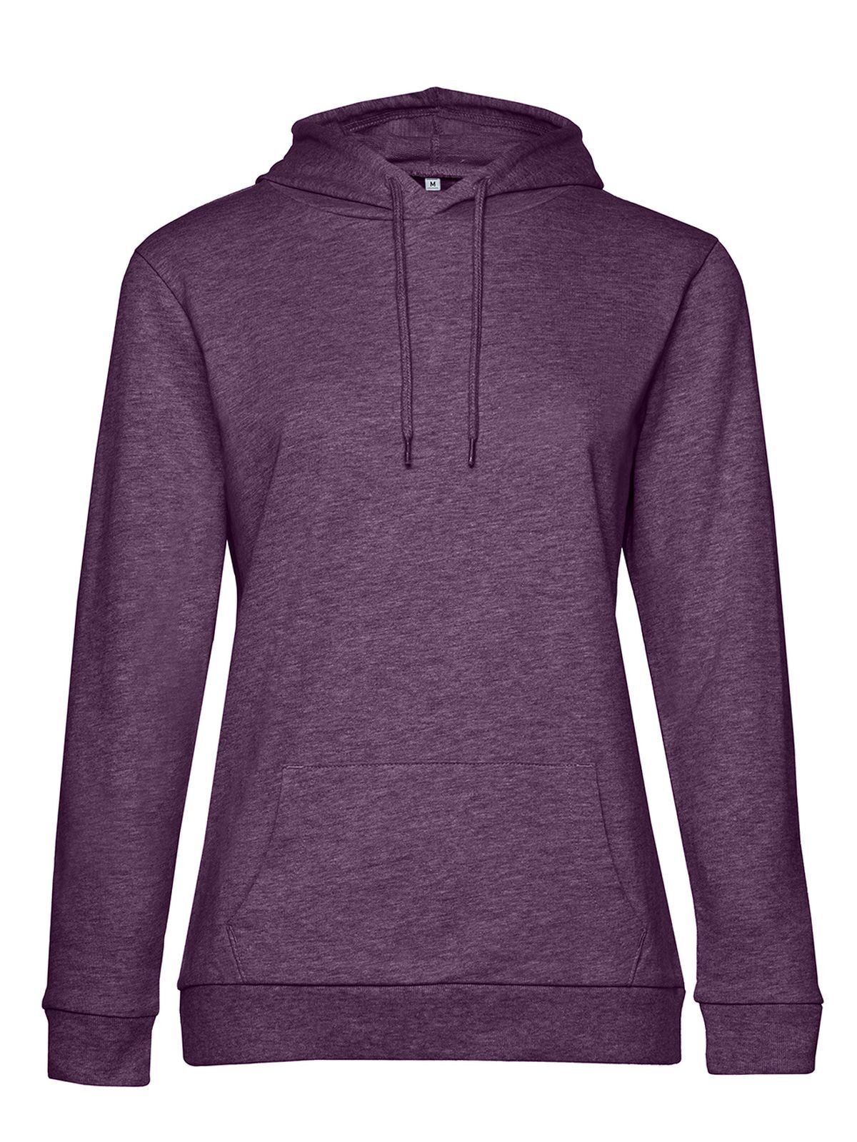 Sweat à capuche/fr/femme - HP616 - Violet chiné