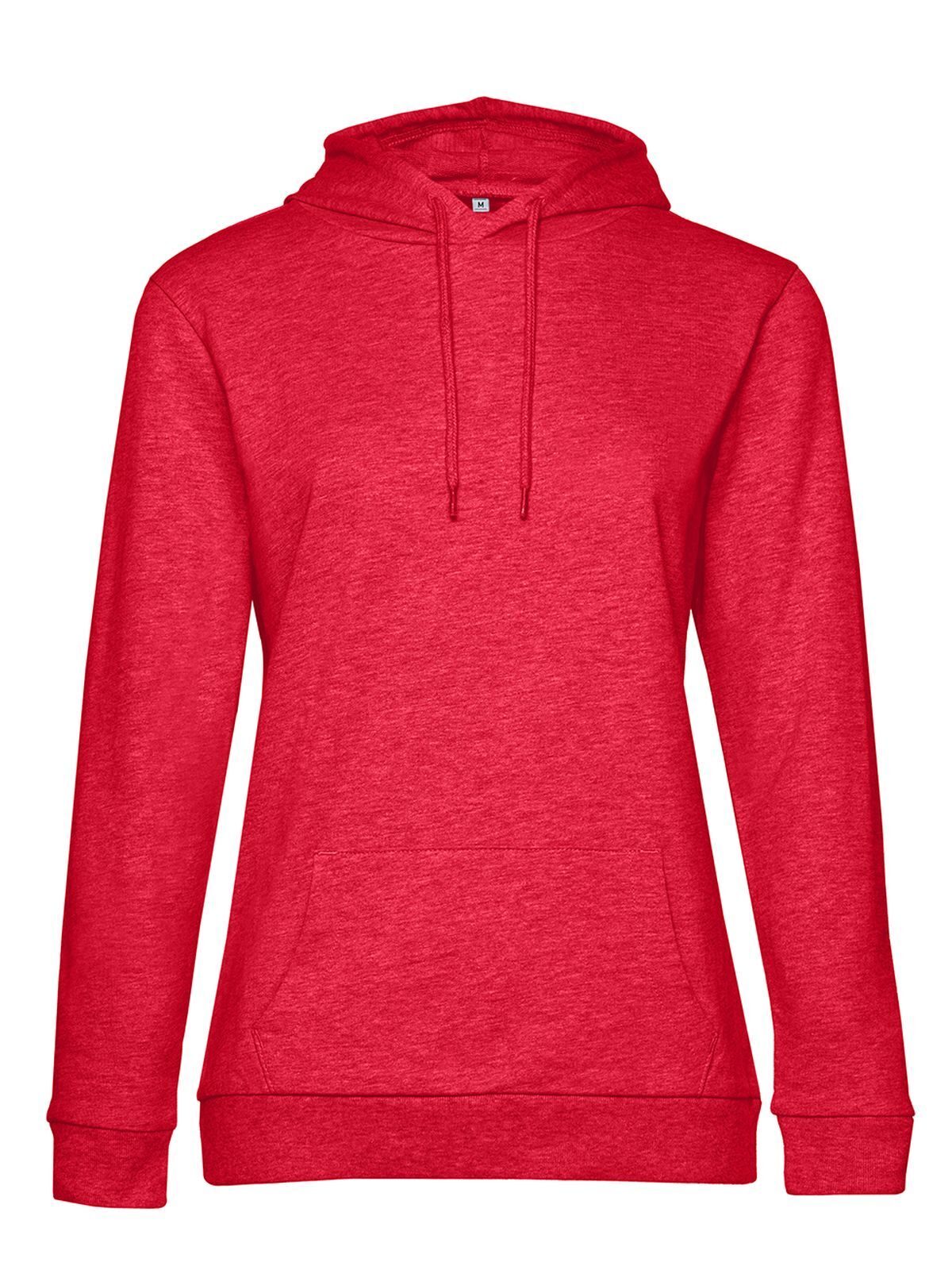 Sweat à capuche/fr/femme - HR617 - Rouge bruyère