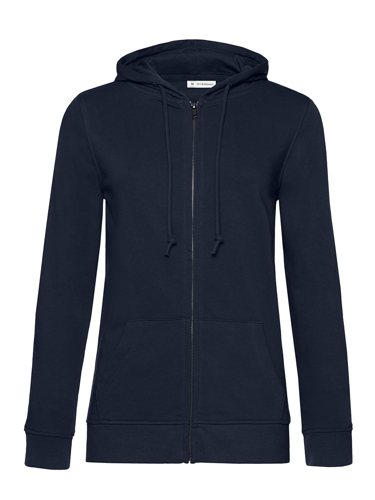 Sweat à capuche zippé bio /fr/femme - 006 - Bleu marine