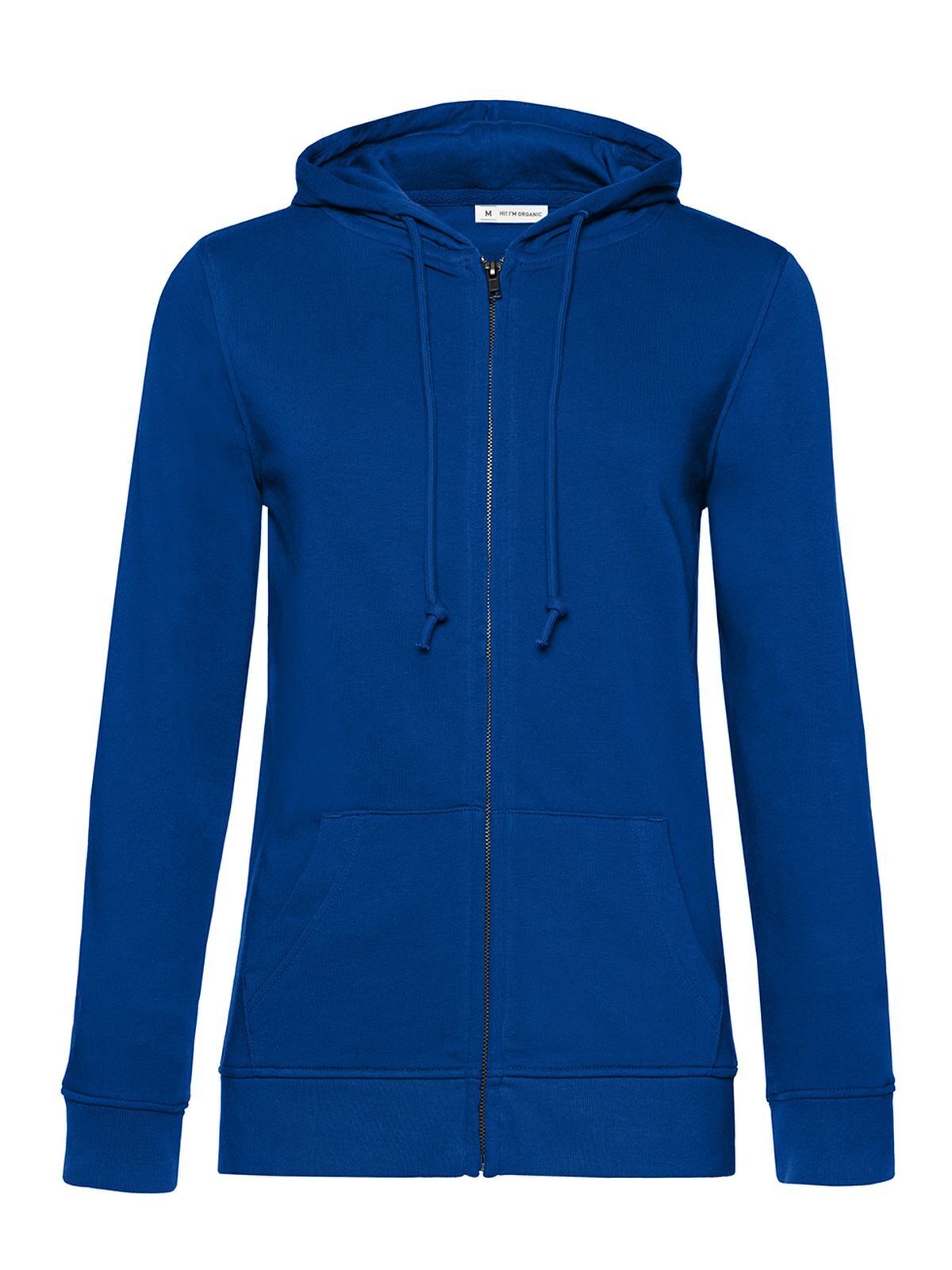 Sweat à capuche zippé bio /fr/femme - RO453 - Royal