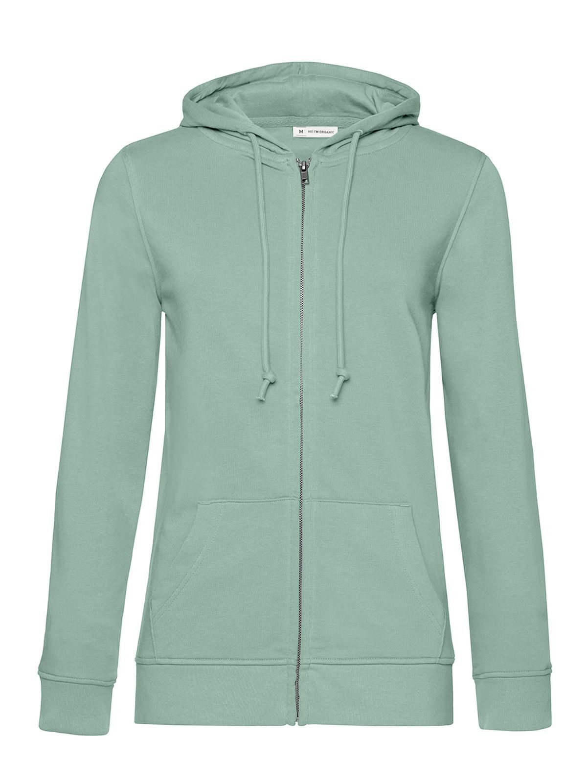 Sweat à capuche zippé bio /fr/femme - SA502 - Sage