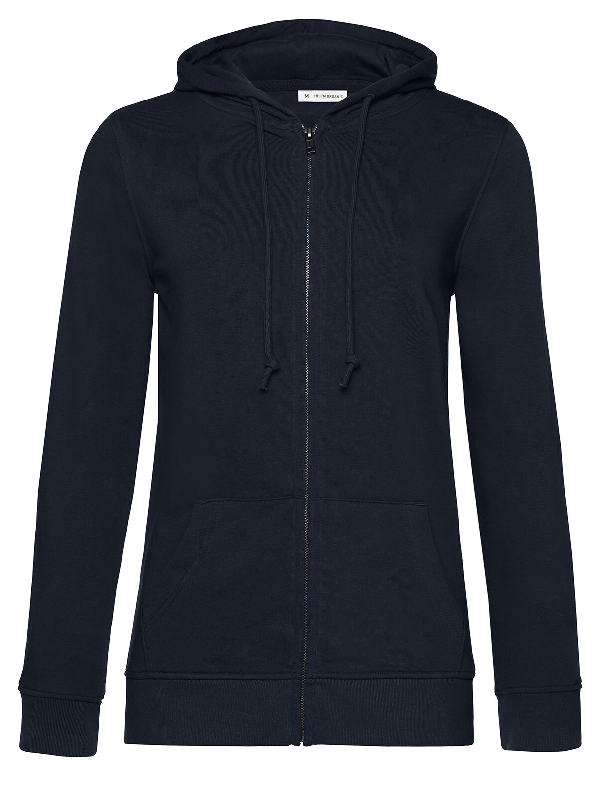 Sweat à capuche zippé bio /fr/femme - NA003 - Marine