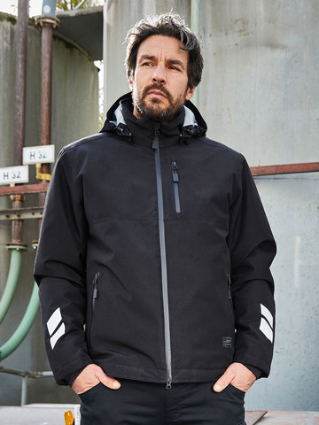 Wattierte Hardshell-Arbeitsjacke