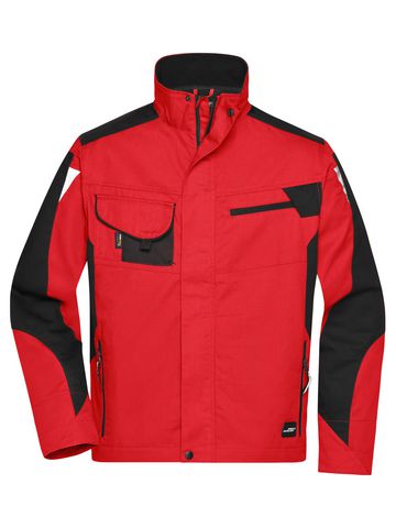 Workwear Jacket - RDBL - Red-Black