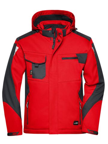 Craftsmen Softshell Jacket - RDBL - Red-Black
