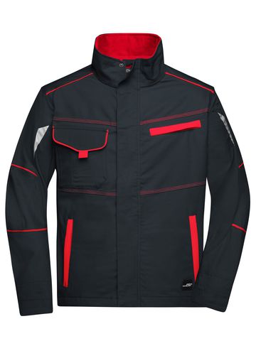Workwear Jacket - CBRD - Carbon-Red